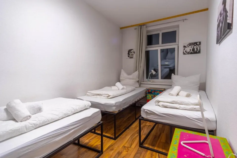 Balkon, Waschmaschine, TV, Einzelbetten, nahe Völkerschlachtsdenkmal